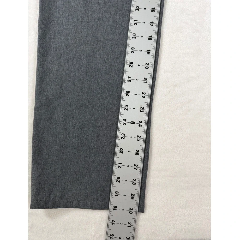 Travis Mathew Open to Close Performance Pants Stretch Poly Blend Grey Mens 38x31